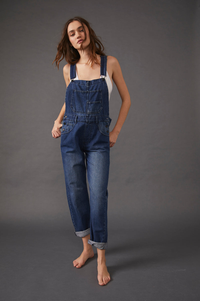 Ziggy Denim Overall - Inky Indigo – Mas Bueno Boutique Apparel