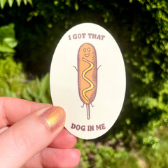 Corndog Sticker