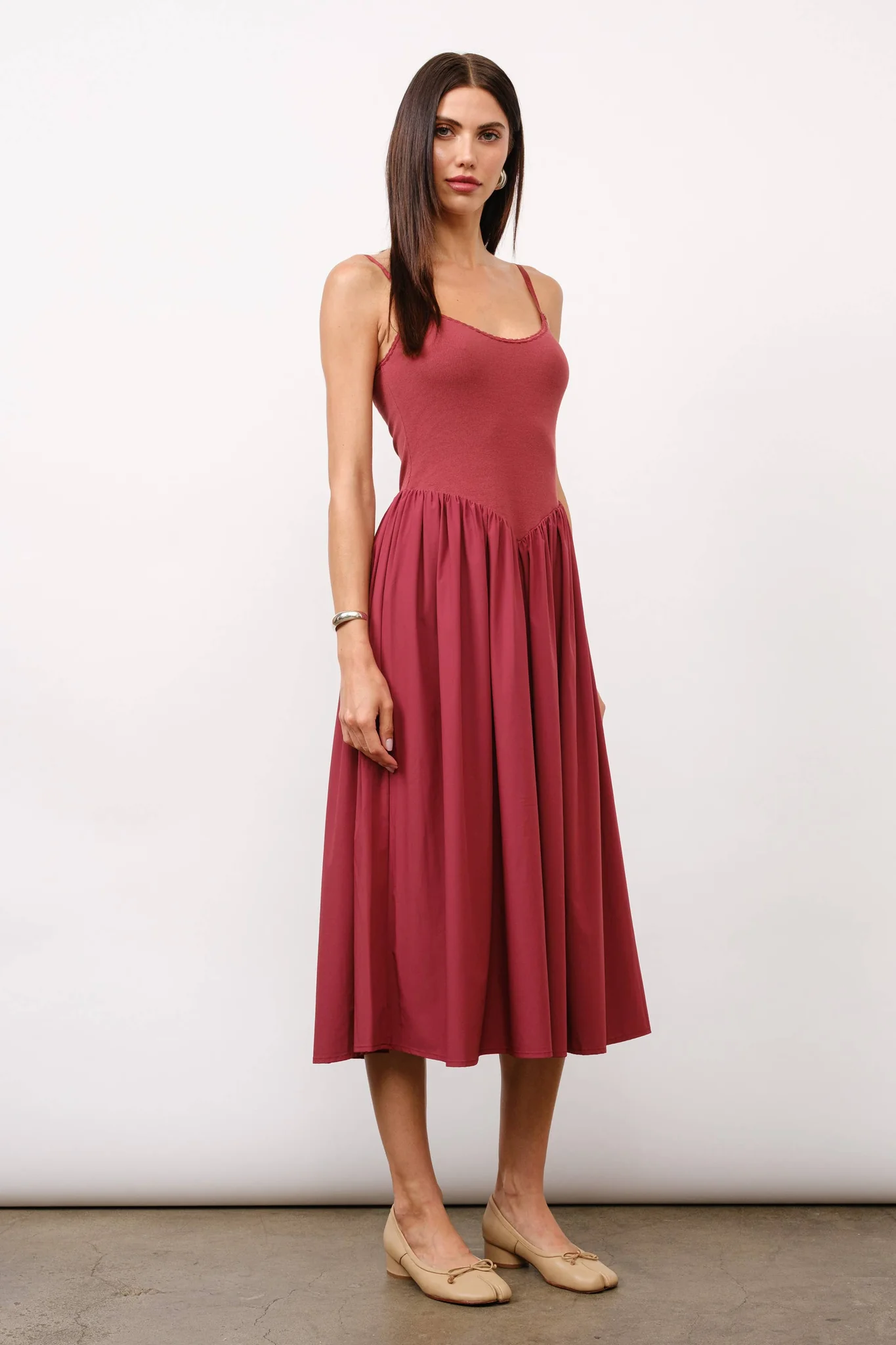 Chloe Rib Midi Dress