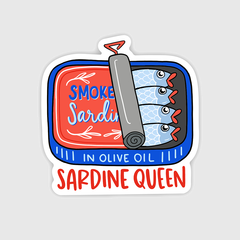 Sardine Queen Sticker