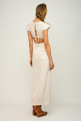 Floral Lace Maxi Dress