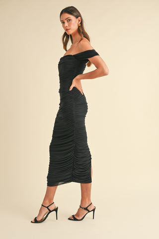 Ruched Bodycon Dress