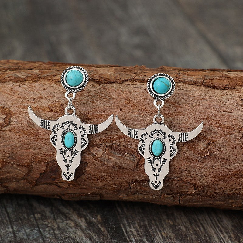 Bohemian Bullhead Earrings