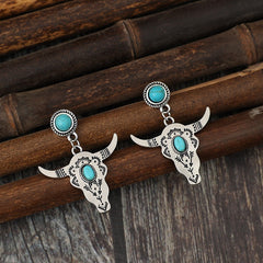 Bohemian Bullhead Earrings