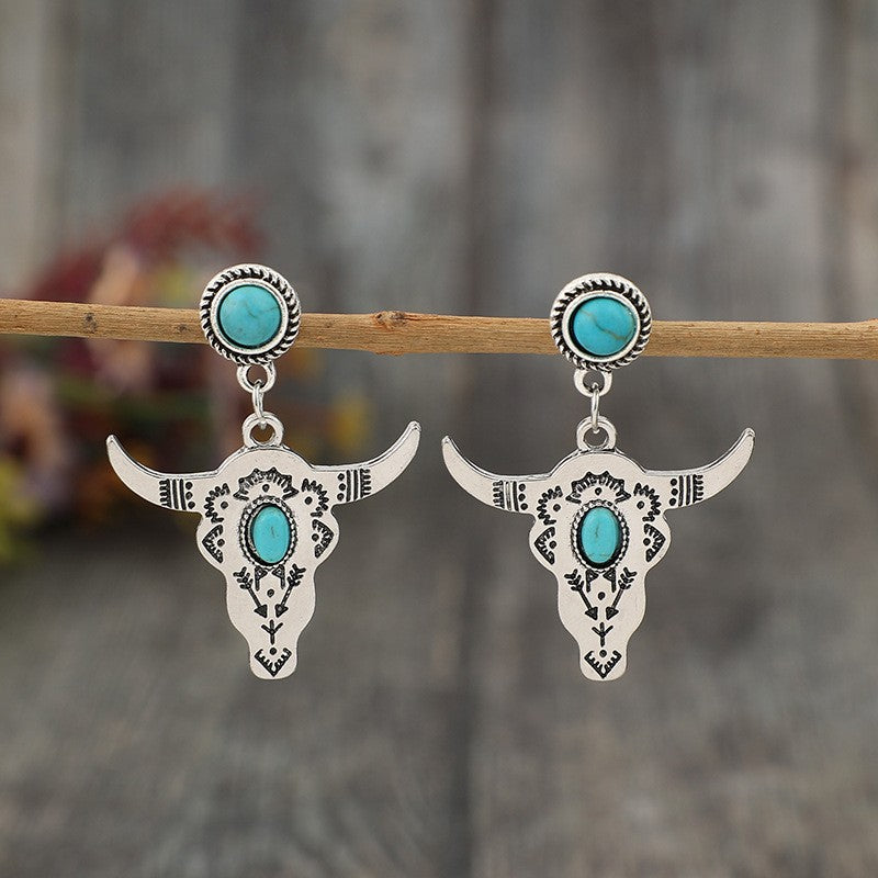 Bohemian Bullhead Earrings