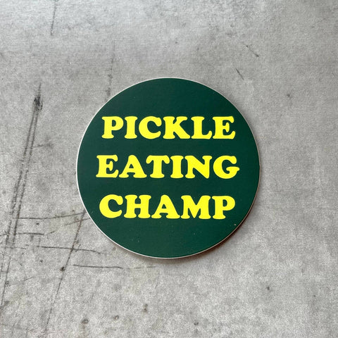 Pickle Champ Sticker