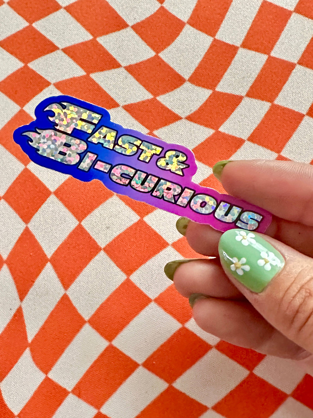 Bi-curious Sticker