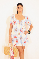 Picnic Puff Sleeve Dress