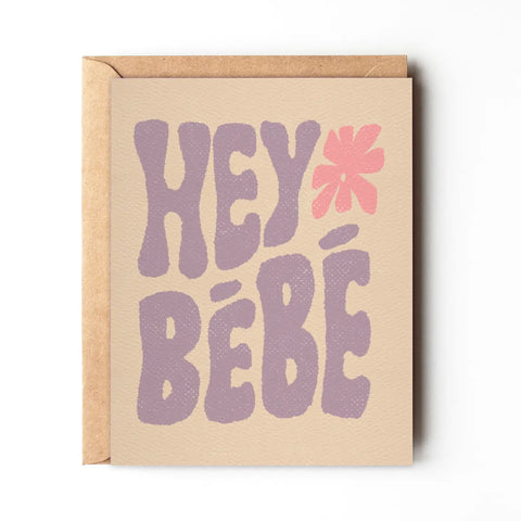 Hey BéBé - New Baby card
