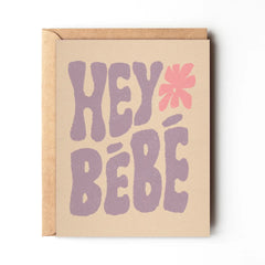 Hey BéBé - New Baby card