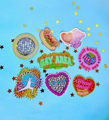 Street Meat Glitter Sticker