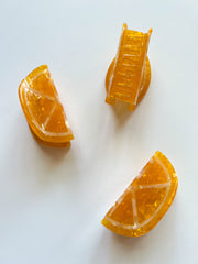 Orange Claw Clip