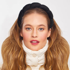 Puffy Headband- Black