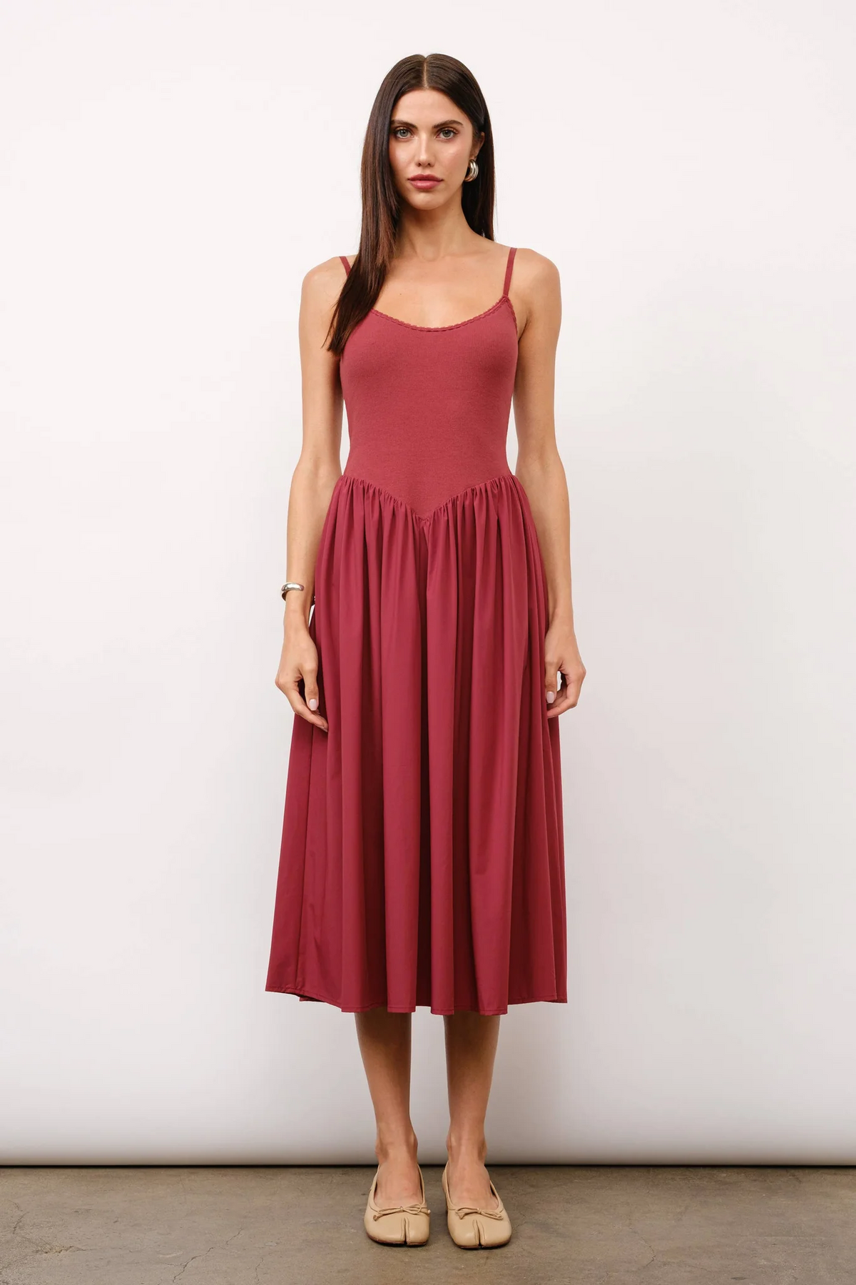 Chloe Rib Midi Dress