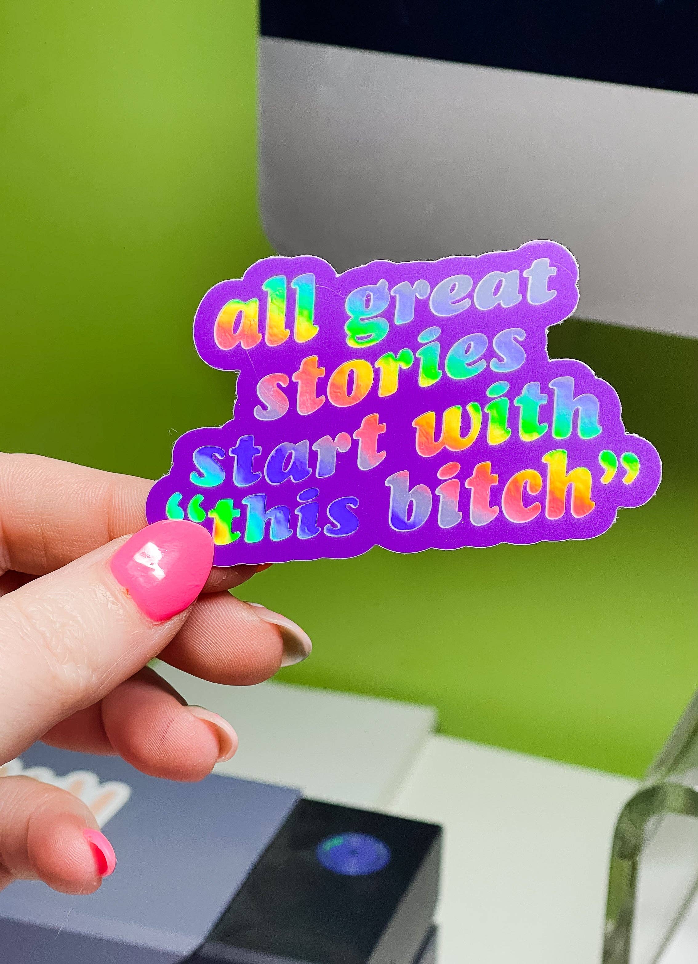 Great Stories Sticker