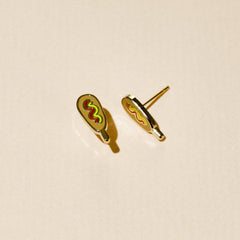 Corn Dog Stud Earrings