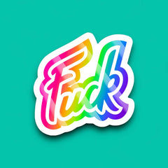 F*ck Neon Sticker