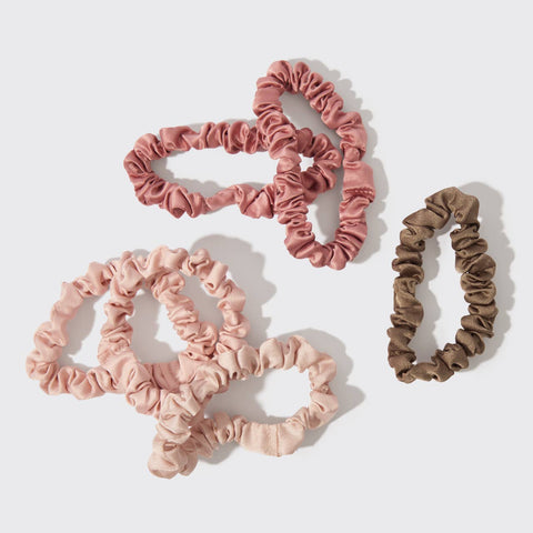 Ultra Petite Scrunchies Set - Terracotta