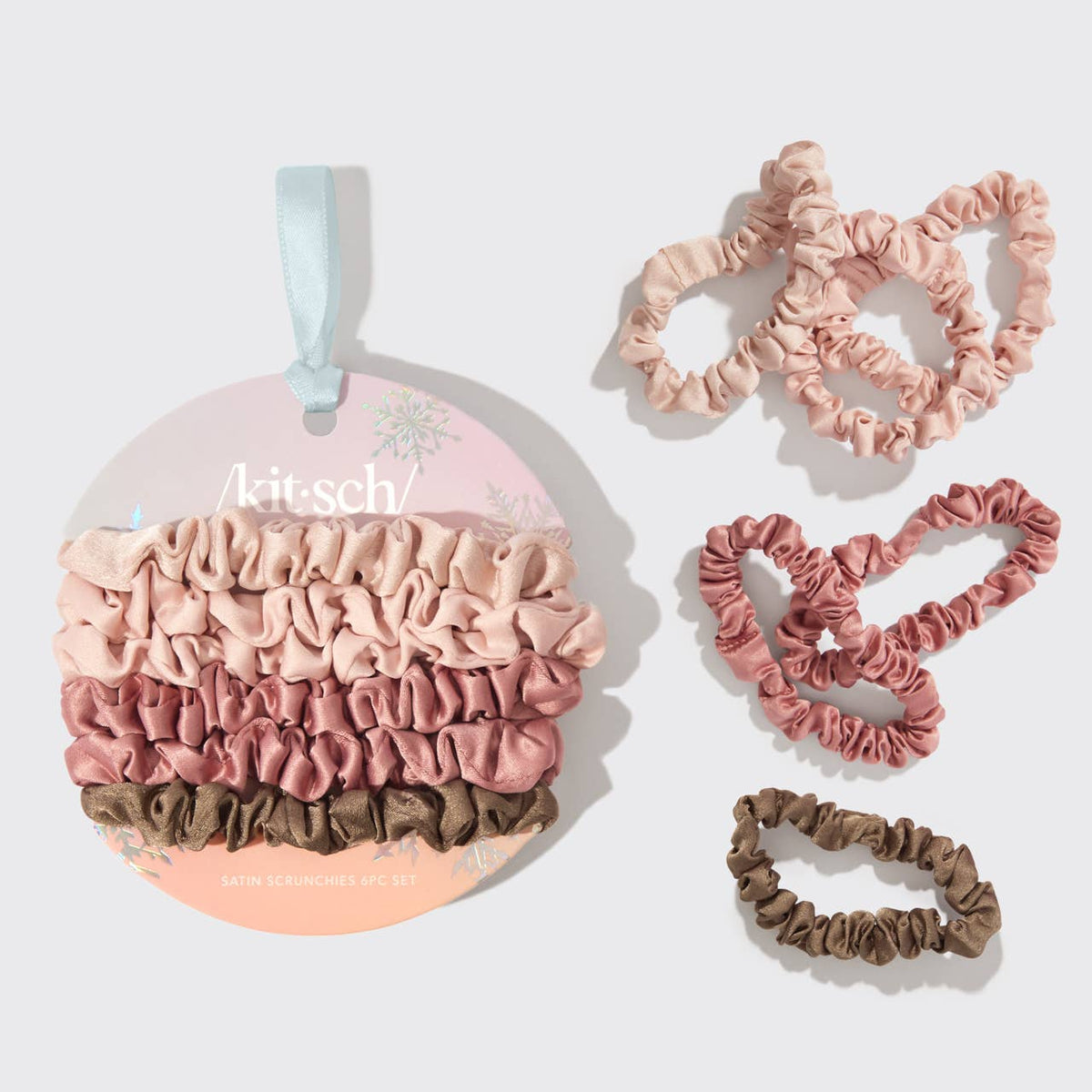 Ultra Petite Scrunchies Set - Terracotta