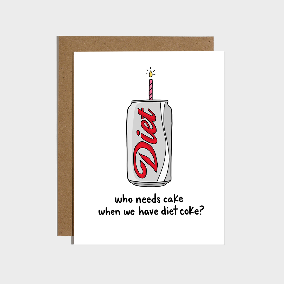 Diet Soda Card