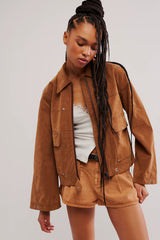 Blaire Vegan Suede Jacket