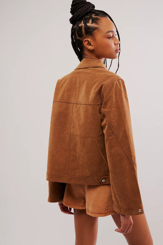 Blaire Vegan Suede Jacket