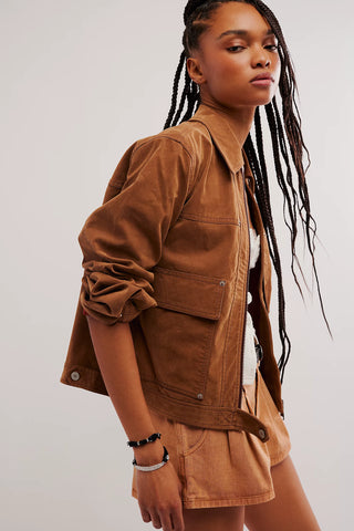 Blaire Vegan Suede Jacket