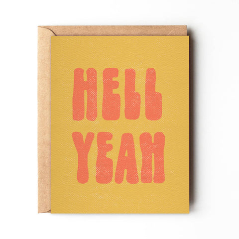 Hell Yeah - Congratulations Card