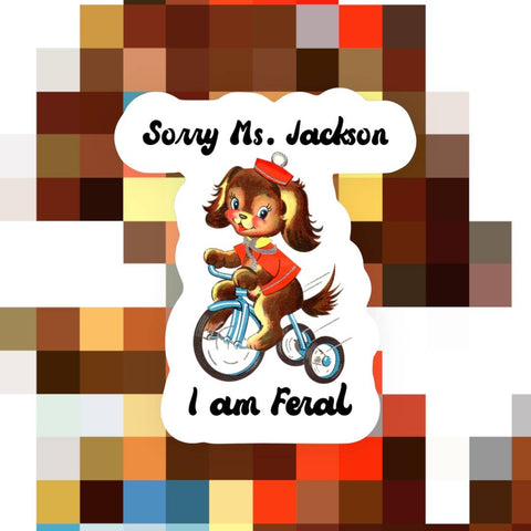 Sorry Ms. Jackson Sticker