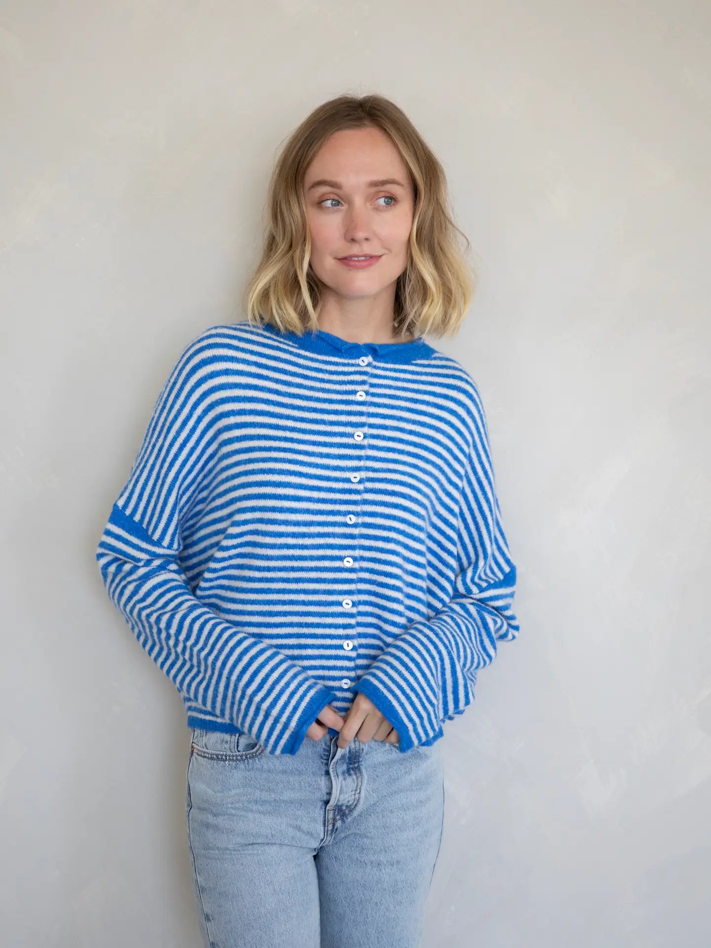 Viola Cardigan - Striped