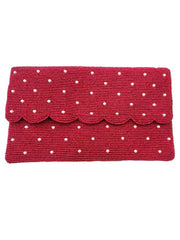 Scalloped Edge Beaded Clutch