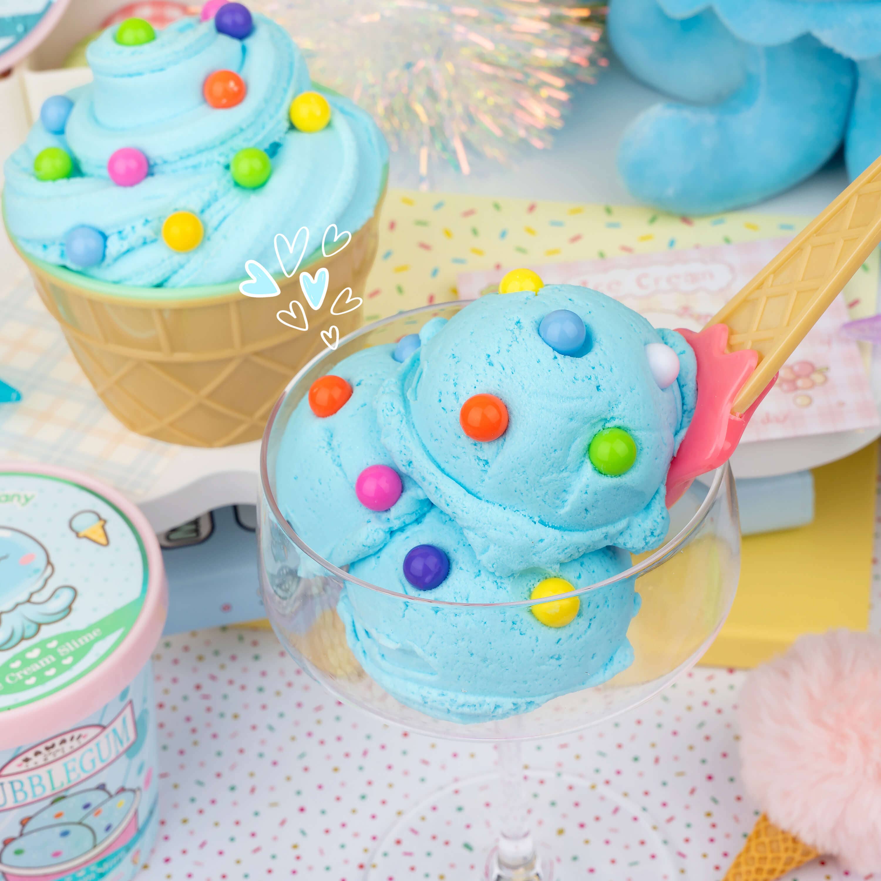 Bubblegum Scented Ice Cream Slime