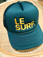 LE SURF Green w/ Yellow Trucker Hat