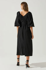 Juniper Midi Dress- Black