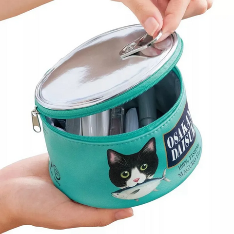 Cat Food Pouch-Teal