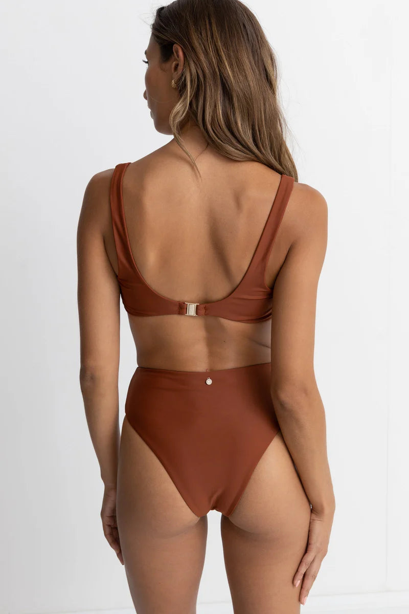Classic Crop Swim Top