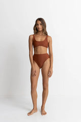 Classic Crop Swim Top