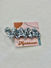 Glitter/Iridescent Hair Clips