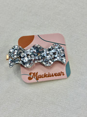 Glitter/Iridescent Hair Clips