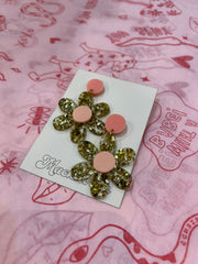 Glitzy Daisy Earrings