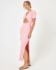 Lena Dress- Macaroon Pink