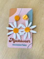 Large Daisy Earrings