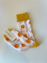 Sunnyside Up Egg Mesh Socks