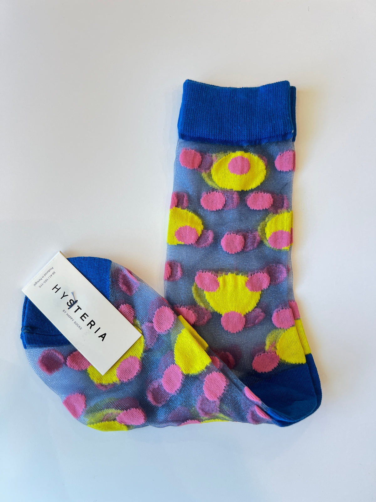 Abstract Dot Mesh Socks