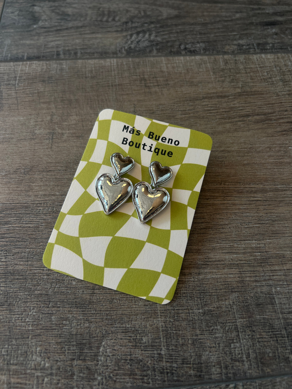 Metal Heart Earrings