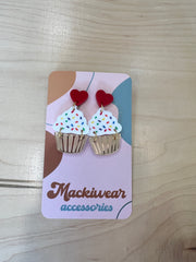 Birthday Cupcake Earrings