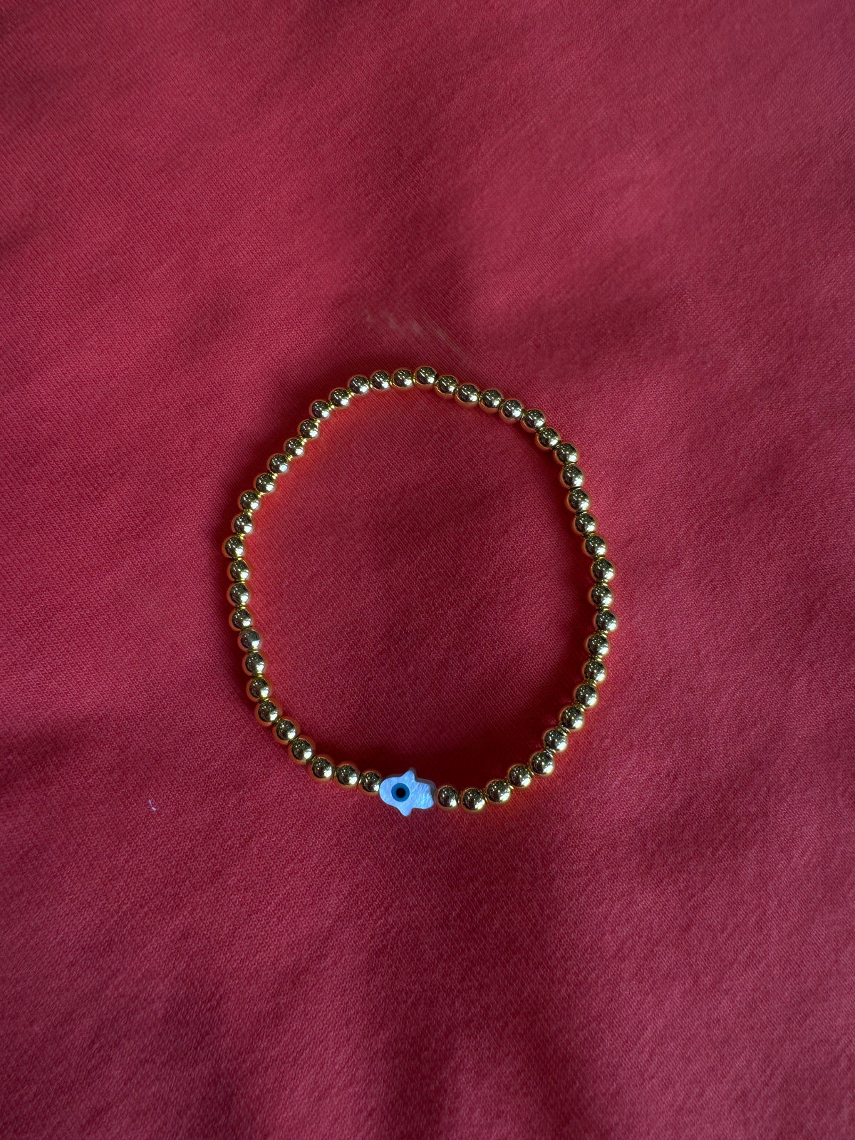 14k Gold Filled Evil Eye Bracelet