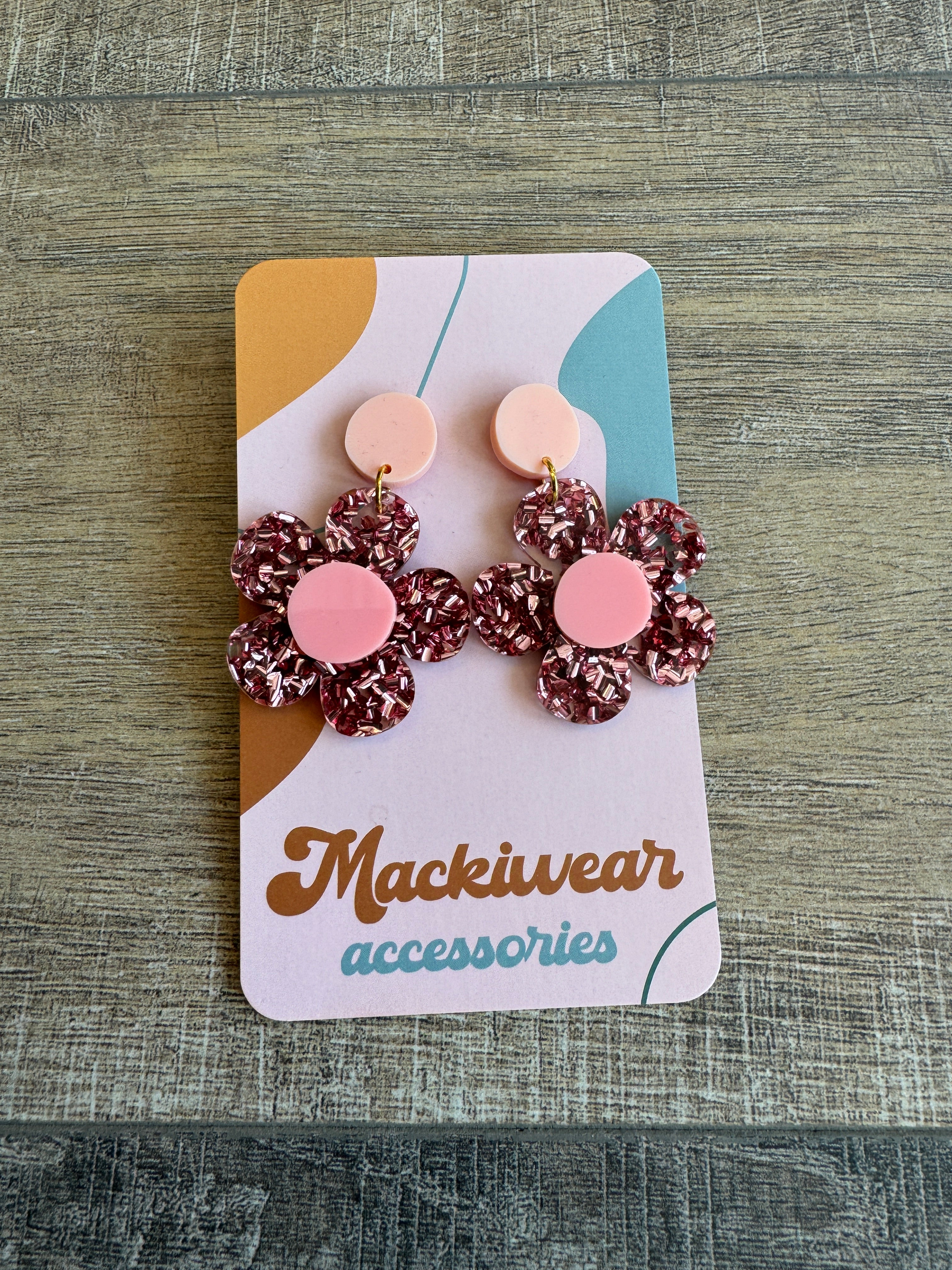 Glitzy Daisy Earrings