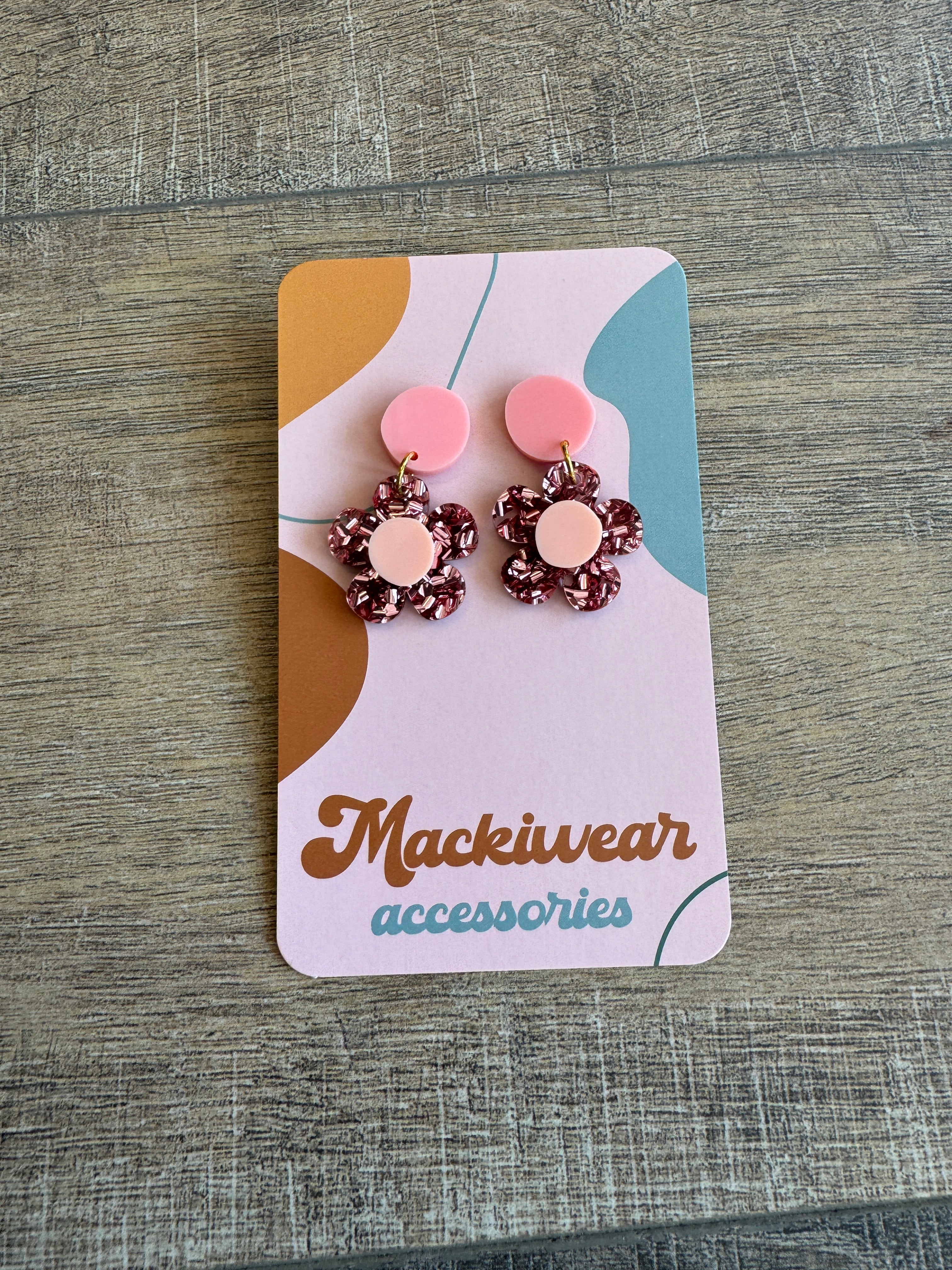 Glitzy Daisy Earrings