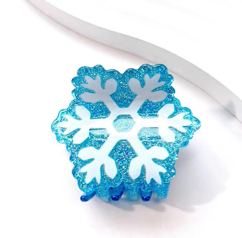 Snowflake Claw Clip